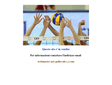 Tablet Screenshot of pallavolo.com